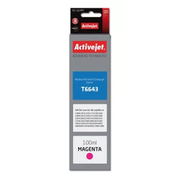 Activejet AE-664M atrament (zamiennik do Epson T6643; Supreme; 100 ml; magenta)