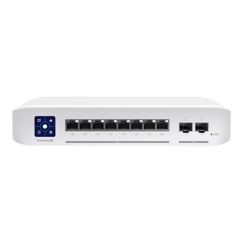 Ubiquiti UniFi Enterprise 8 PoE Managed L3 2.5G Ethernet (100/1000/2500) Power over Ethernet (PoE) Stal nierdzewna
