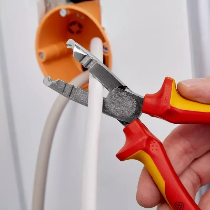 Knipex 13 46 165 ściągacz izolacji czerwony, żółty