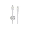 Belkin BOOST CHARGE - Lightning-Kabel - 24 pin USB-C männlich zu Lightning männlich - 2 m - weiß - für Apple iPad/iPhone/iPod (Lightning)