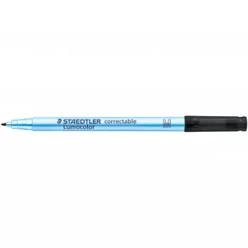 Marker Staedtler Lumocolor Correctable 305 M-9 Fine tip Czarny