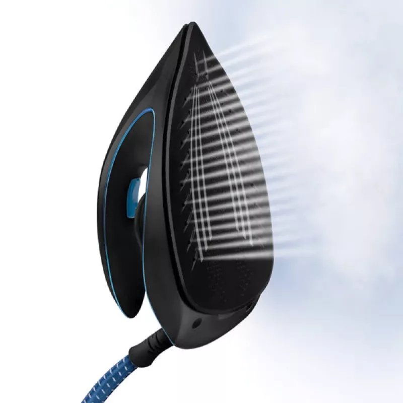 Żelazko Zelmer Aqua Steam ZIS5400 czarno-niebieskie