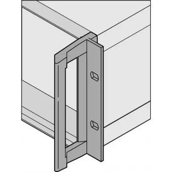 SCHROFF RATIOPAC PRO 19BRACKET W.HANDLE 4U - Akcesorium do szafy rack (24572702)
