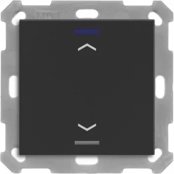 MDT BE-TAL550106.A1 przycisk KNX Light 55 1-kanałowy RGBW czarny mat Jalousie 1 (BE-TAL550106.A1)