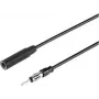 Przedłużacz antenowy samochodowy Renkforce 1 m wtyk jack 3,5 mm czarny RF-5087926 (RF-5087926)