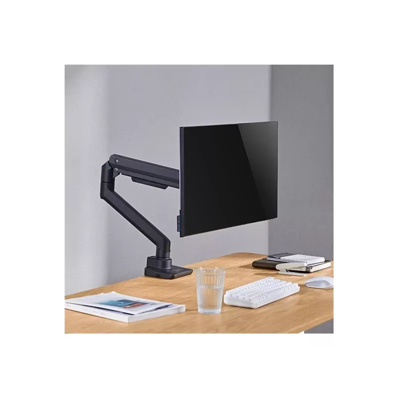 LogiLink BP0168 ramię do monitora ze sprężyną gazową, 17-49 cali, do 20 kg, czarny