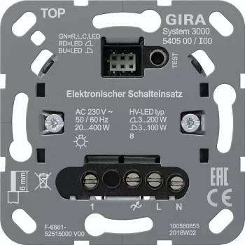 gira S3000 moduł wkładki przełączającej 540500 do systemów przełączników elektrycznych