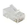 Złącze przewodowe RJ-45 Alantec WT118, wtyk męski prosty RJ45, kat.5e, U/UTP (UTP), półprzezroczysty biały, opakowanie 100 szt.