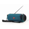 Przenośny głośnik stereo GEMBIRD SPK-BT-17-G — Bluetooth 5.1, 5 W RMS, 1200 mAh, MicroSD, FM, AUX