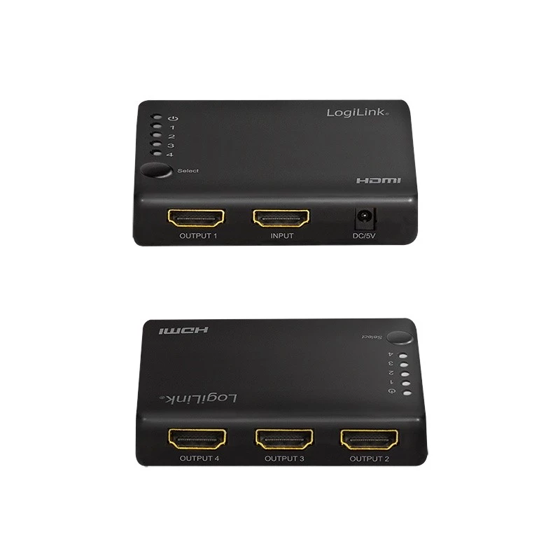 Rozdzielacz HDMI 1x4-port, 4K/30Hz