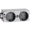 Moduł wtykowy Hager Dado Trunking (szer. x wys. x gł.) 120 x 50 x 61 mm GS20009011 1 szt. grafitowy czarny (RAL 9011) (GS20009011)