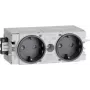 Moduł wtykowy Hager Dado Trunking (szer. x wys. x gł.) 120 x 50 x 61 mm GS20009011 1 szt. grafitowy czarny (RAL 9011) (GS20009011)