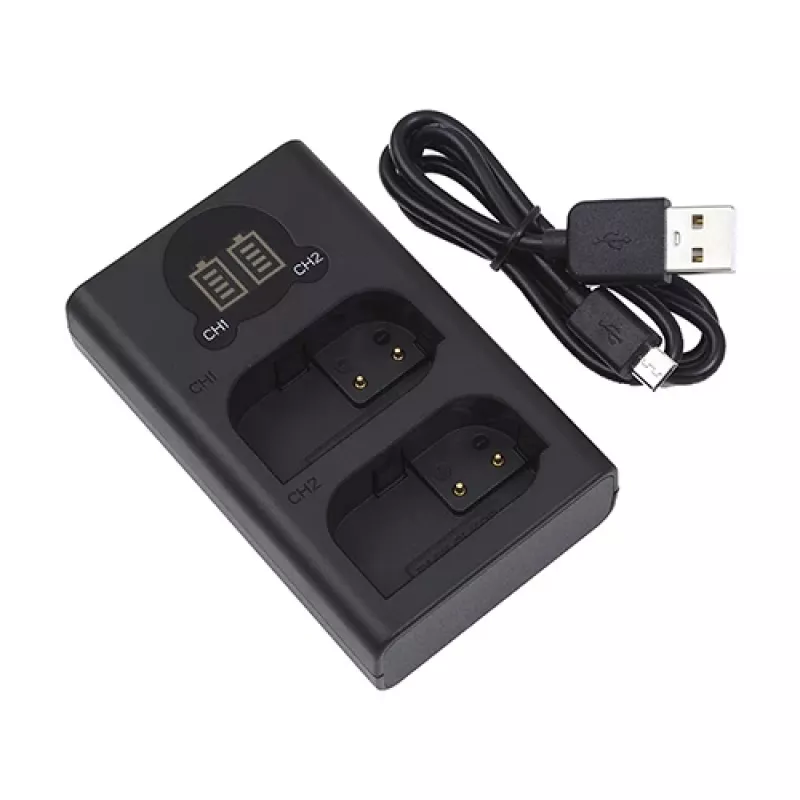 Ładowarka do baterii PANASONIC DMW-BLK22, podwójna