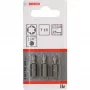 Końcówka wkrętakowa Bosch extra hard, 3 szt., Torx, T15, stal, T15, 25 mm