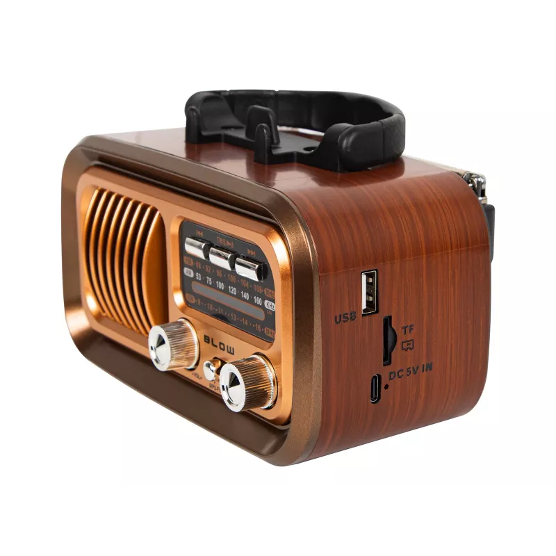 Przenośne analogowe radio AM/FM RA16 solar