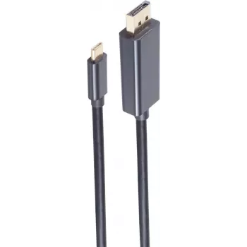 shiverpeaks BS10-62185 Kabel DisplayPort 1,8 m USB Type-C Czarny (BS10-62185)