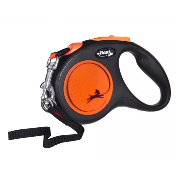 FLEXI nowy Neon M - smycz automatyczna - 5 m