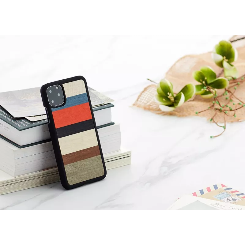 Etui na smartfona man and wood dla iPhone 11 Pro Max — obudowa ochronna Corallina Czarny
