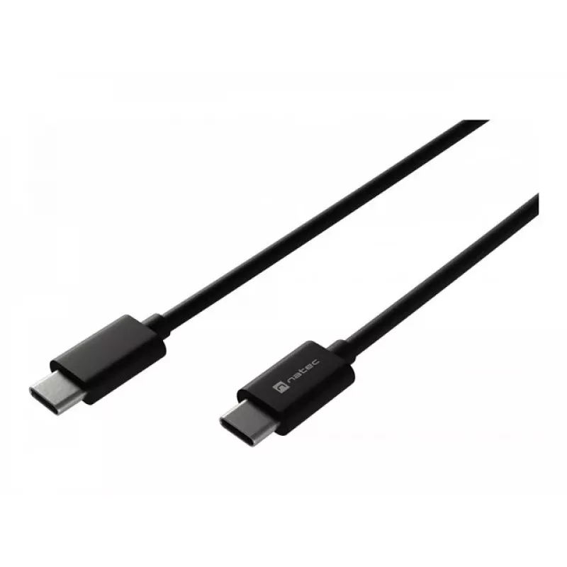 Kabel USB-C na USB-C NATEC NKA-2146, 1 m, czarny