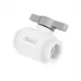 Barrow Ball Valve 10mm G1/4 inch TLQFS-V1 w s – 10 mm, przyłącze G1/4 cala, biało-srebrny
