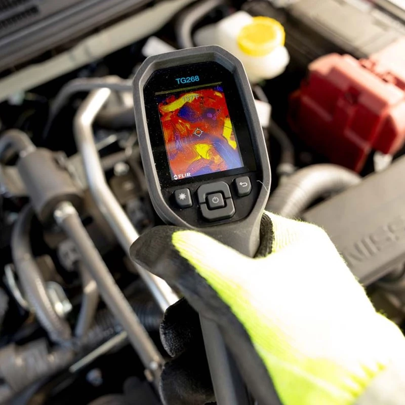 FLIR TG268 Termometr na podczerwień -25 do +400°C Czarny wbudowany wyświetlacz LCD 320 x 240 pikseli