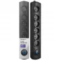 Listwa przeciwprzepięciowa Qoltec 50112 Czarna 6 gniazd AC 230V 3m