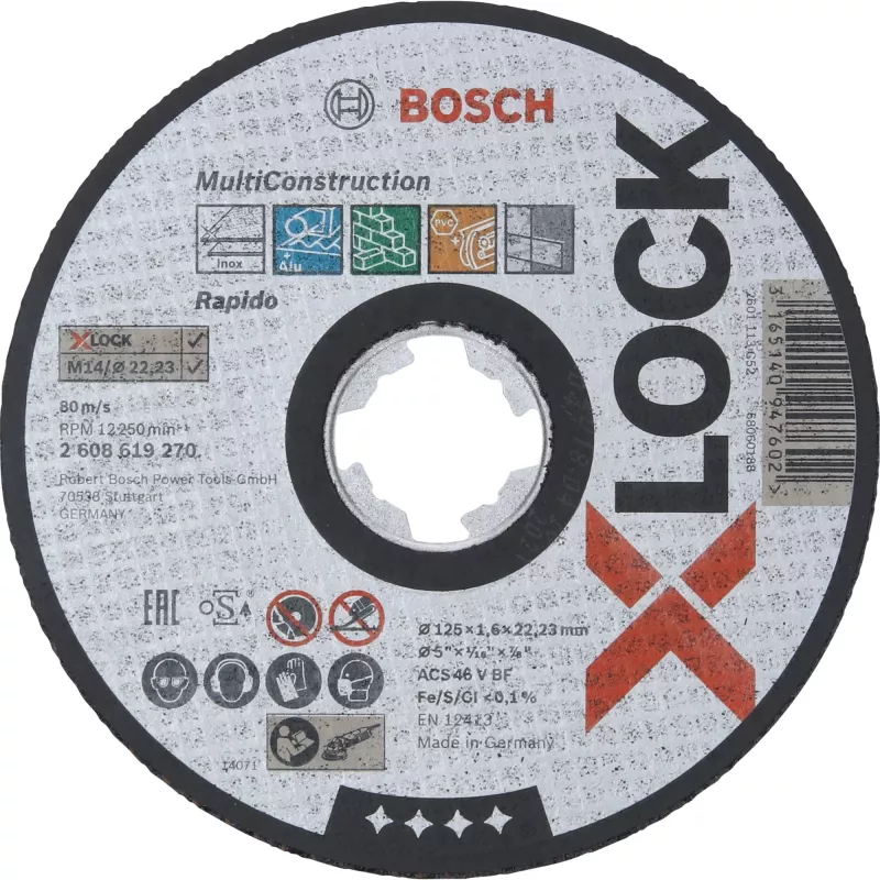 Tarcza tnąca Bosch X-LOCK MULTI CONSTRUCTION