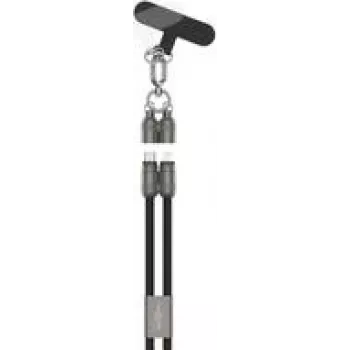Kabel typu smycz Ansmann USB Typ-C na Lightning czarny - Kabel - Cyfrowy/dane (1700-0192)