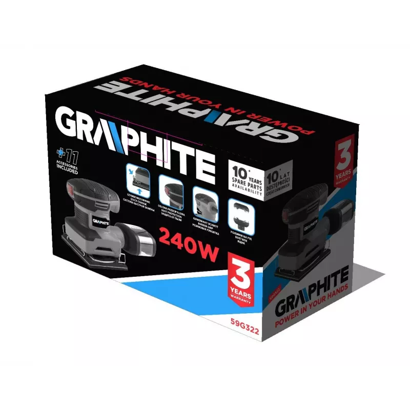 Szlifierko-polerka do podłóg Graphite 59G322