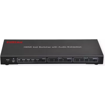 ROTRONIC-SECOMP ROLINE 4K HDMI Matrix Switch, 4 x 2 - Video/Audio-Switch