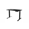 Biurko proste elektrycznie regulowane MOON 1210×670 mm czarny/antracyt