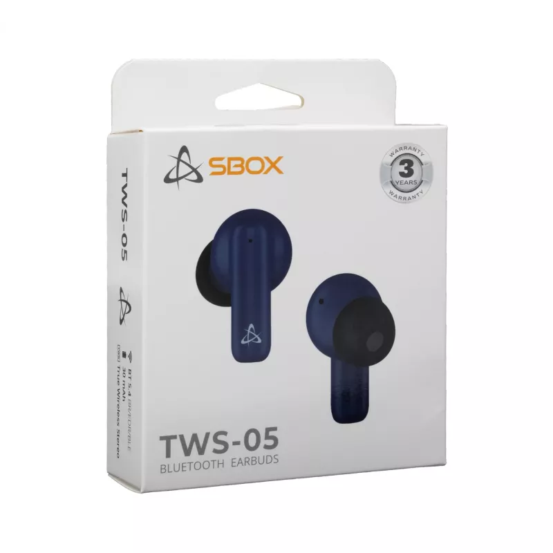 Słuchawki SBOX EB-TWS05 Niebieski