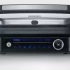 Grill kontaktowy SEVINI Pro, KG 2395 (srebrny/czarny, 1800 W)