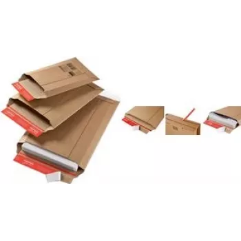ColomPac koperta wysyłkowa z tektury falistej, brązowa/CP01001 150 x 250 x do 50 mm (CP01001)