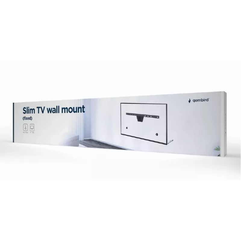 Uchwyt TV Gembird WM-S80F-01 2,03 m Czarny 50 kg udźwig