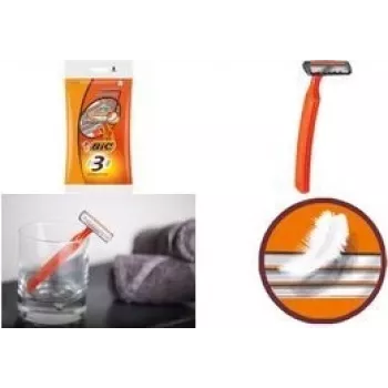Jednorazowa maszynka do golenia BIC SENSITIVE, opakowanie 8 szt., dla skóry wrażliwej