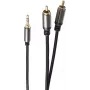 Kabel audio 3,5 mm 2 × RCA ShiverPeaks BS20-32055