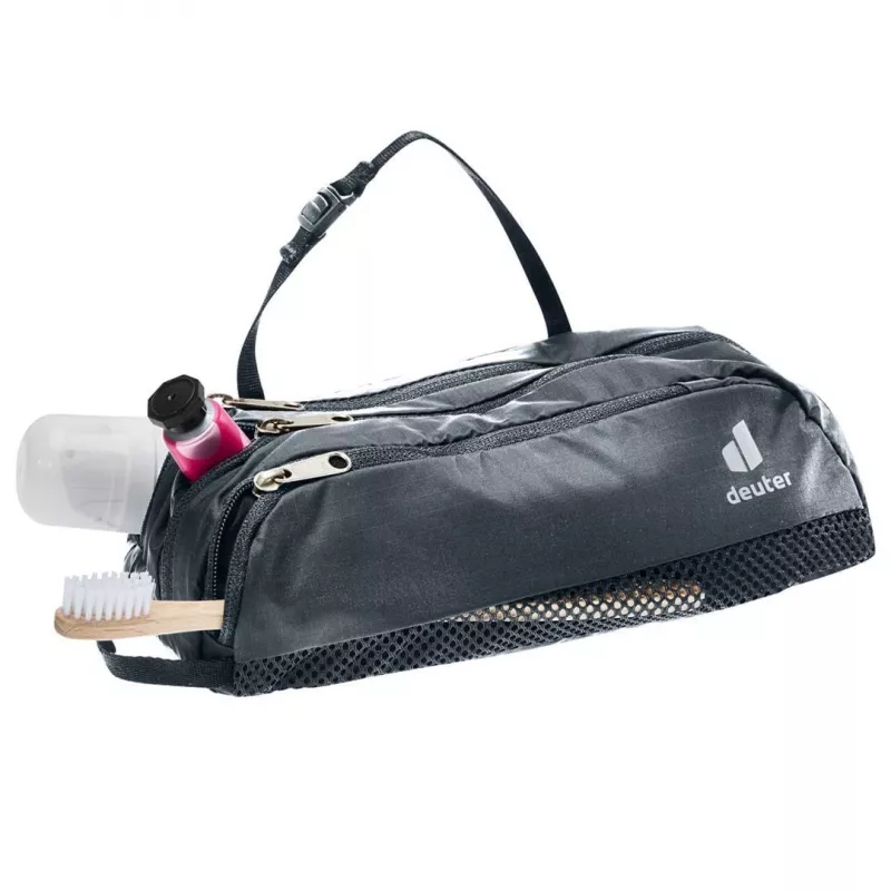 Kosmetyczka DEUTER Wash Bag Tour II — kompaktowa podróżna kosmetyczka, czarna