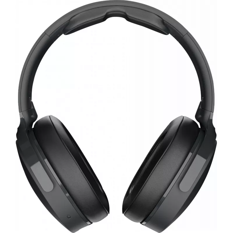 Słuchawki nauszne Skullcandy Hesh Evo — przewodowe i Bluetooth 5.0, bateria 36 h, USB-C, 3,5 mm, składane, redukcja szumów, czarne