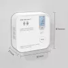 Czujnik tlenku węgla QOLTEC 52577 — alarm zasilany bateriami, poziom dźwięku 85 dB
