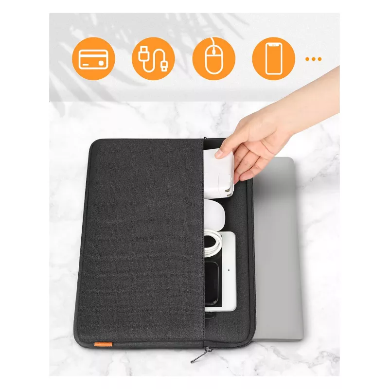 Pokrowiec Inateck LB01005 do laptopów 39,6 cm (15,6 cala), czarny