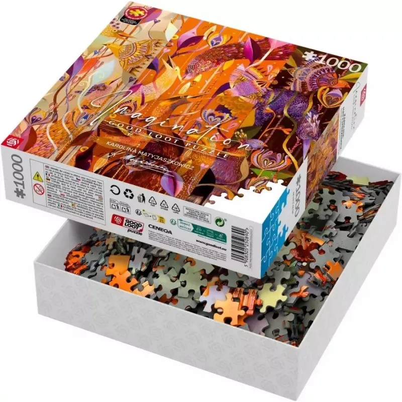 Puzzle Good Loot Imagination - Karolina Matyjaszkowicz: W Ptasim Zagajniku - Tryptyk 1000 szt.