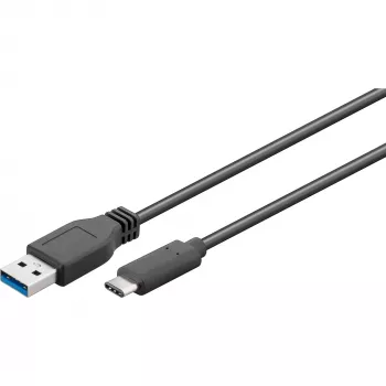 Wentronic Goobay Kabel USB 3.0 SuperSpeed > USB-C™, 3 m - Wtyk USB 3.0 (Typ A) > Wtyk USB-C (73141)