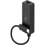 Goobay Adapter USB-C na Ethernet czarny - do podłączenia komputera PC lub Apple MacBook (76579)