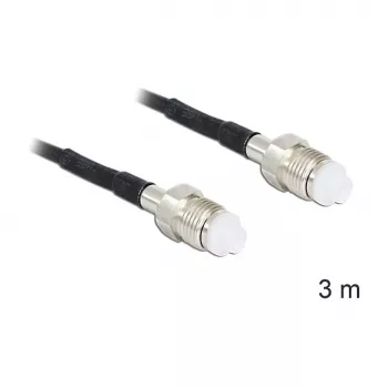 Kabel koncentryczny DeLOCK 88594 3 m FME czarny