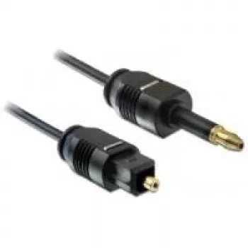 Kabel audio Toslink DeLOCK 82875 1m Mini-TOSLINK Czarny