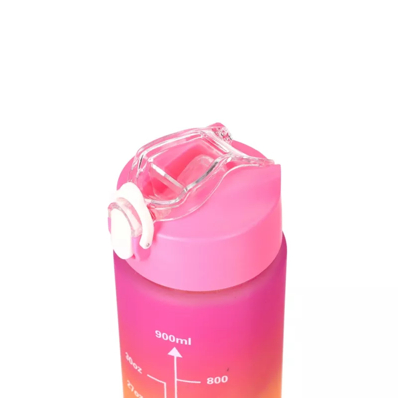 Zestaw butelek motywacyjnych Extralink 3W1 różowo-pomarańczowy 2000ML+900ML+300ML