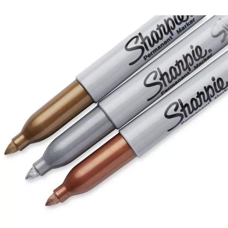 Marker Fine tip Sharpie 1986006 Brązowy Złoty Srebrny