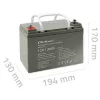 Hermetyczny akumulator AGM do UPS QOLTEC 53084 12V 36Ah LongLife