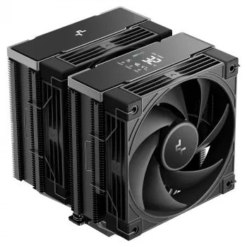 Chłodzenie powietrzne DeepCool AK620 G2 Digital NYX, wentylator 120 mm, maks. ciśnienie powietrza 2,78 mmH2O, 144×127×159 mm, czarny